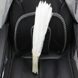 Free Shipping White Long Goose Feathers Turkey Jewelry Findings Festival Wedding Party Decor Craft Feather 50pcs 30-35cm