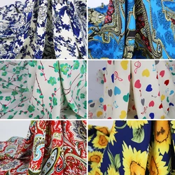 1 metr X 1,45 metra Miękka tkanina na sukienkę Rayon Wiskoza Materiał bawełniany Patchwork