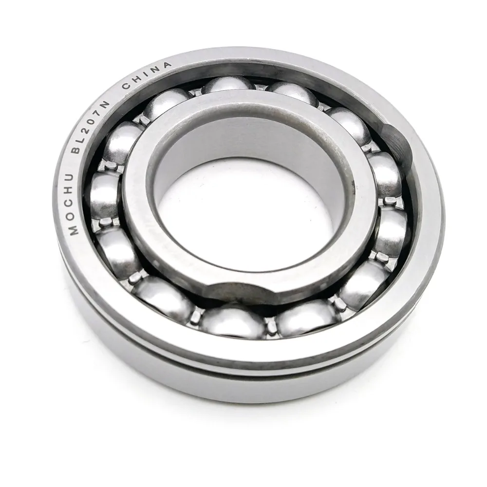 

MOCHU BL207 BL207N BL207NR 35X72X17 Single Row Deep Groove Radial Ball Bearing Maximum Capacity Type Steel Cage Open Snap Ring