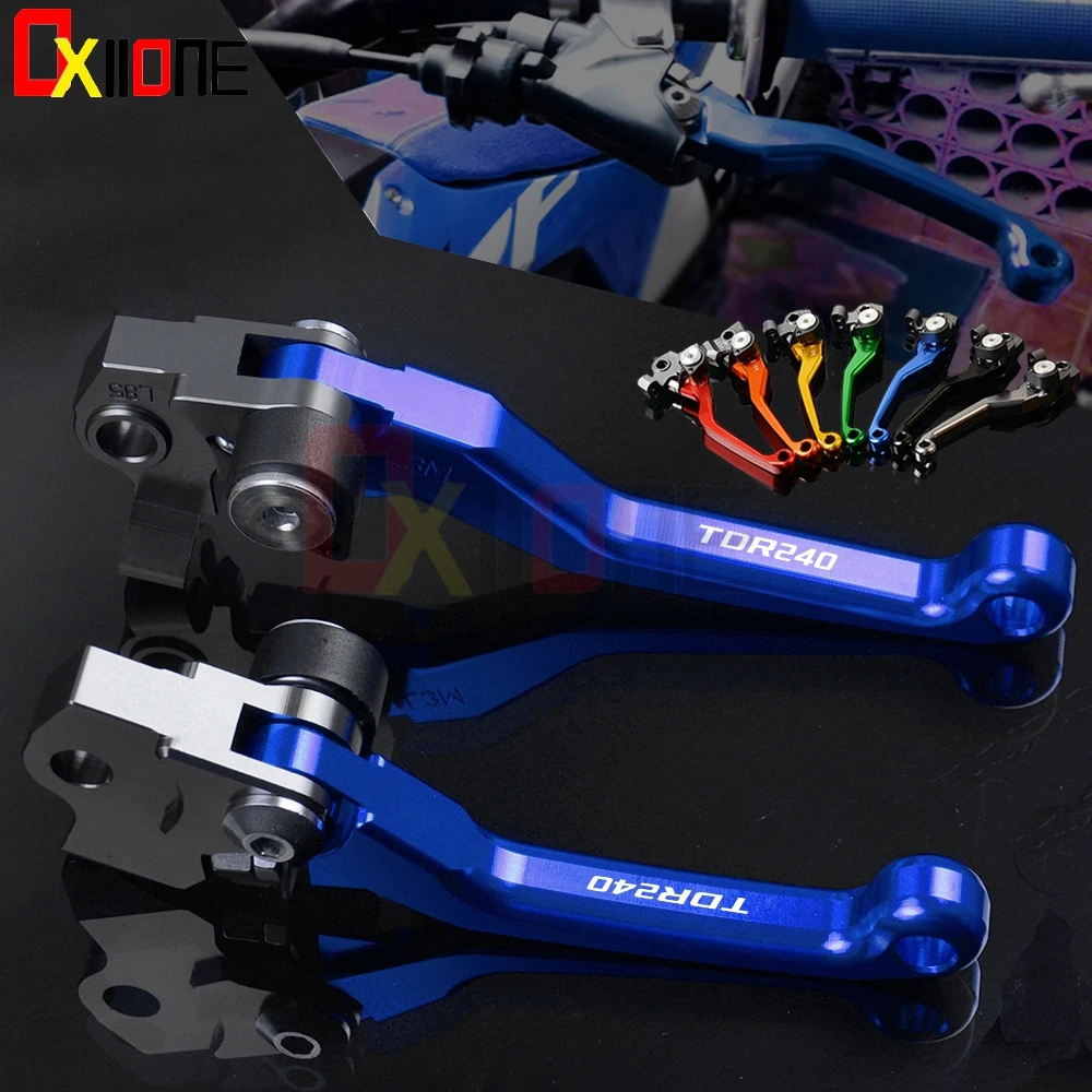 Motorcycles Part CNC  Aluminum Motorbike Brake Clutch Levers Motorcycle Dirt Bike Lever For Yamaha TDR240 TDR 240 1988 1989 1990