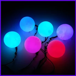 1PC Belly Dance LED Poi thrown Ball for women Professional dancing hand-Props LED Light Poi  Balls belly dance Accessories