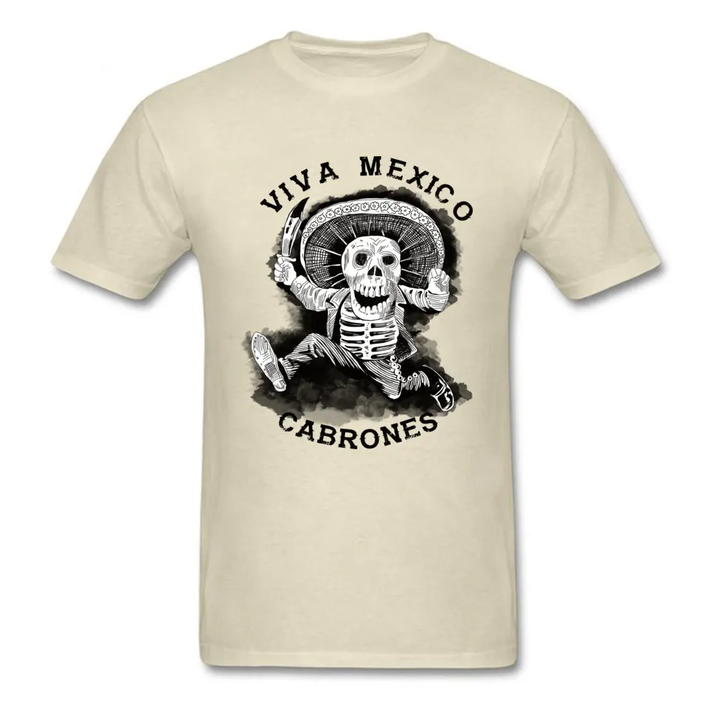 Viva Mexico Cabrones Voodoo T Shirts Top Quality Brand 100% Cotton Tee Shirt Summer Fall Tops Shirt Short Sleeve Round Collar