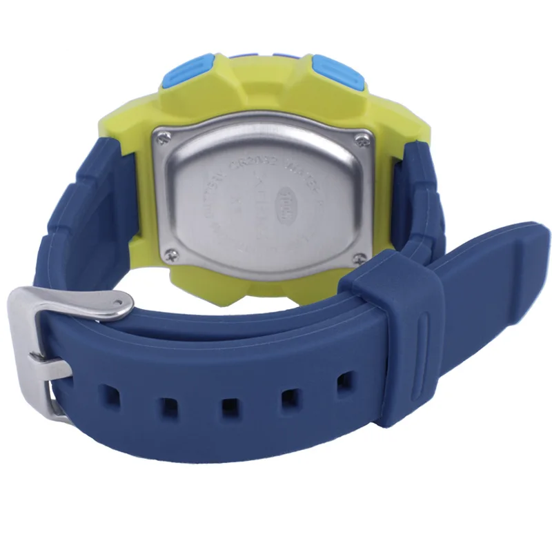 GOLDEN 2024 New Fashion LED Luminous Swim Diver Waterproof 100m Girls Candy Electronic Outdoor Sports Student Watch KW