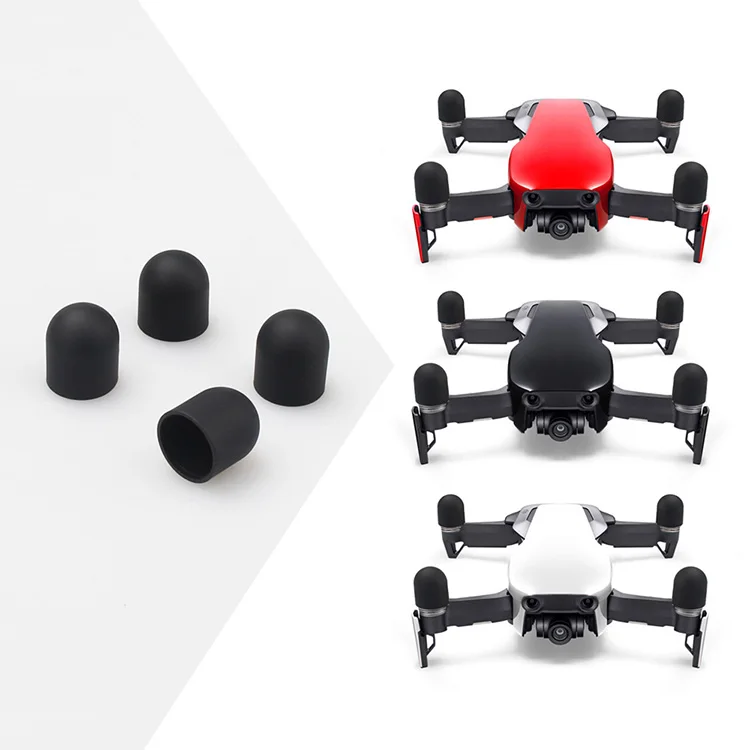 Tampa protetora para motor dji mavic air/spark, capa de silicone para motor à prova de poeira, acessórios de atualização, peças sobressalentes, protetor de tampa do motor 4