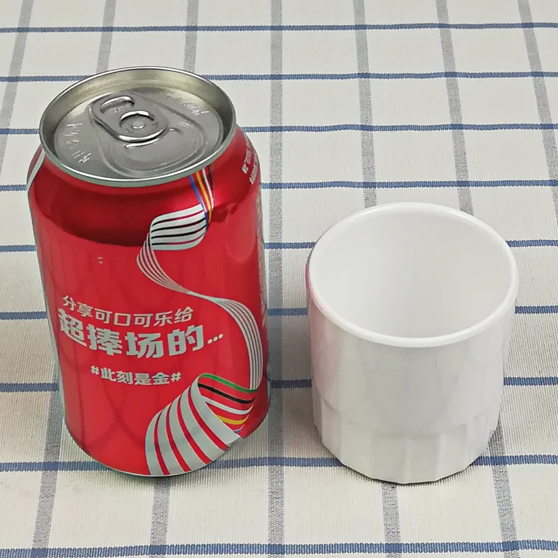 Imitation Porcelain Melamine Dinnerware Straight round Cup Chain Restaurant With Melamine Water Cup A5 Melamine Tableware