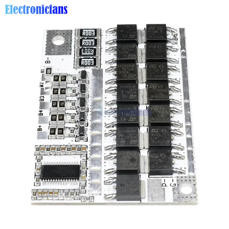 4S 16.8V 100A BMS Li-ion LiFePO4 życie LMO bateria litowa 18650 ładowarka obwód ochronny moduł tablicy 14.4V 14.8V 16.8V