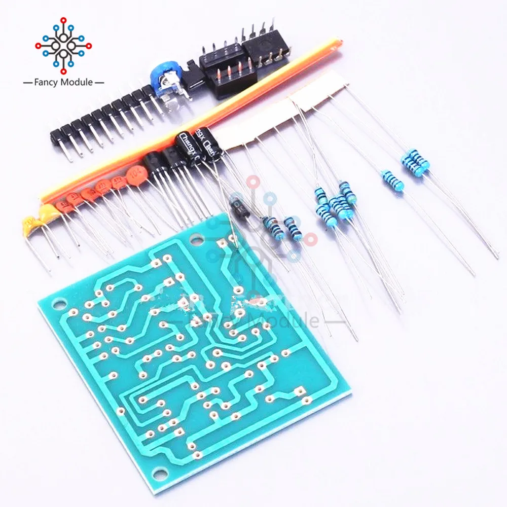 NE555 Multi-Channel Waveform Generator Module Sine Triangle Square Wave DIY Kits