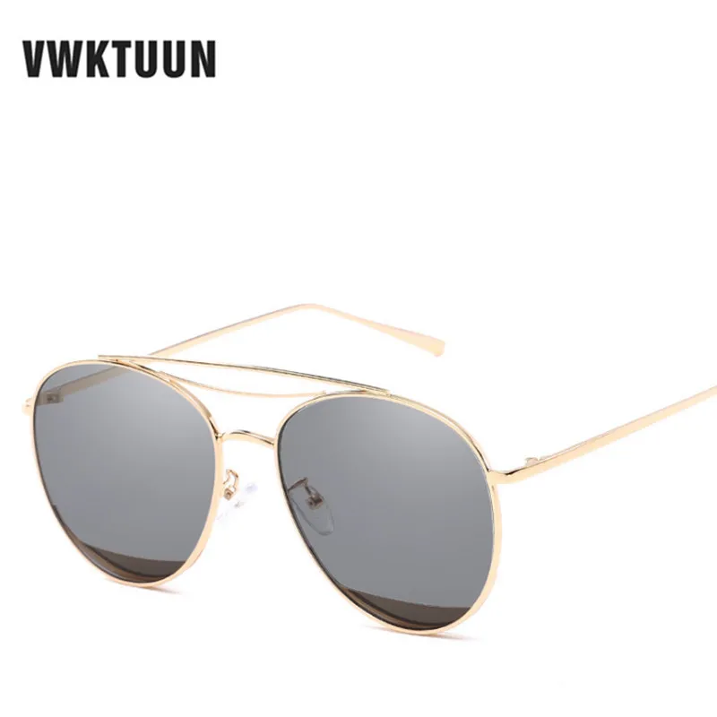 VWKTUUN Pilot Sunglasses Women Men Ocean Lens Oversized Sunglass Twin Beams Driving Driver UV400 Shades Outdoor UV400 Eyewear