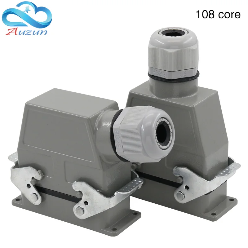 Hochleistungs-Crimpterminal-Steckverbinder mit 108 Kernstiften, rechteckiger Stecker HDC-HDD-108, industrielle wasserdichte Steckdose 10A/250V – Detail 3