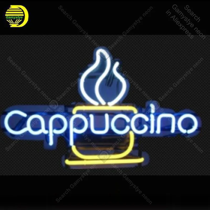 

Neon light Signs Cappuccin Neon Bulb sign Lamp Handcraft Beer Bar PUB shop display Business neon Letrero Neons enseigne lumine