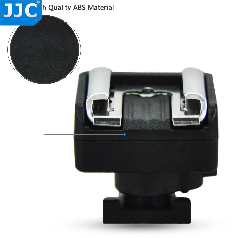JJC Mini المتقدمة الحذاء الساخن إلى الحذاء العالمي محول جبل لكانون S21/S200/G10/S30/M52/200/M32/S20/S11/S10/M300 الاتصال LED