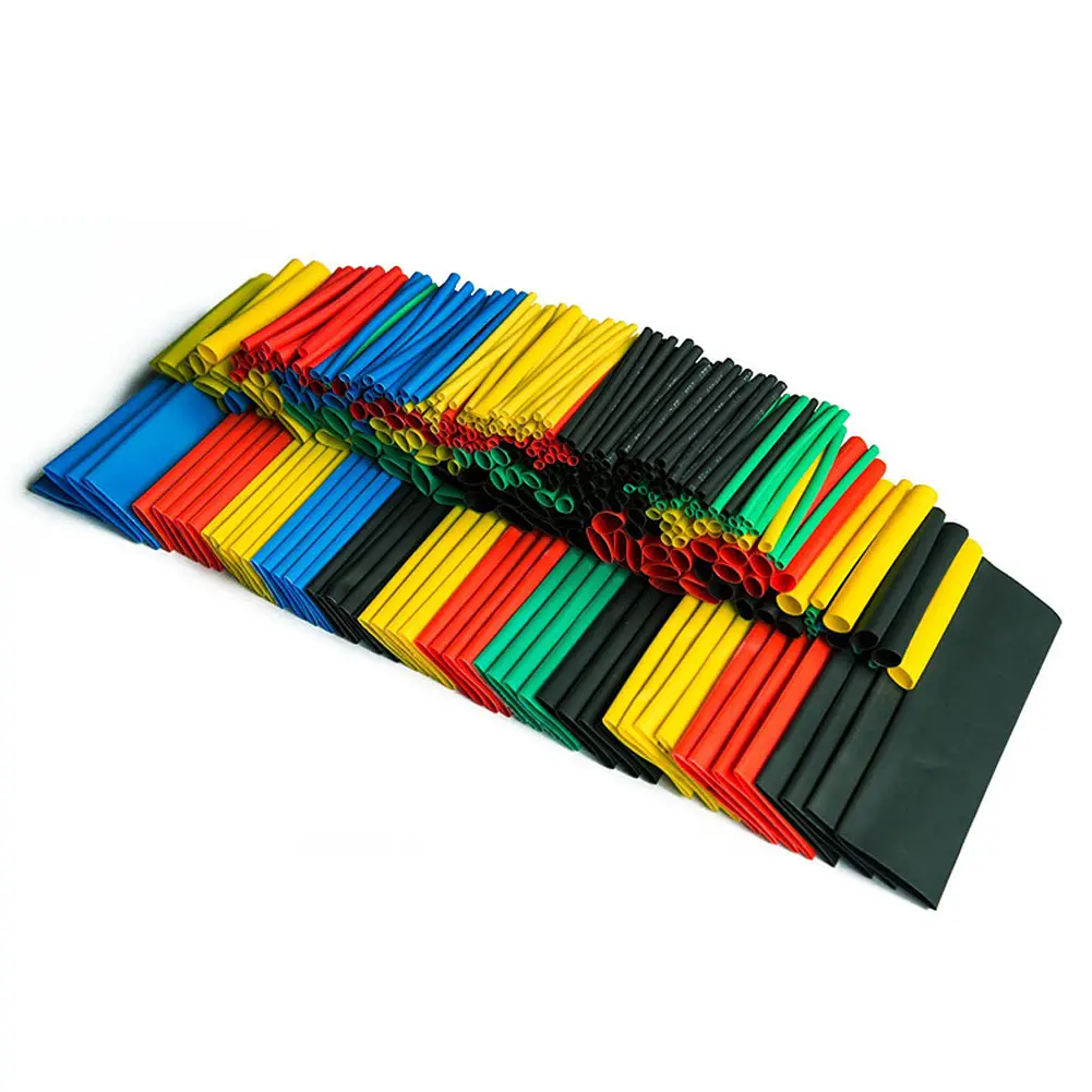 

328Pcs 5 Colors 8 Sizes Assorted Heat Shrink Tubing Wrap Sleeve Set Combo all kinds of Inductor Insulation Protection