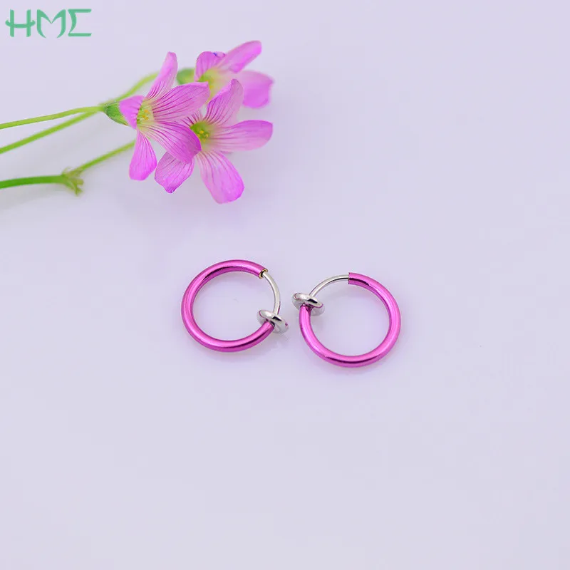 1pc Punk Bar Lobe Piercing Tongue Belly Lip Nose Rings Body Clip Hoop Cartilage Earrings For Women Septum Piercing Jewelry Gift