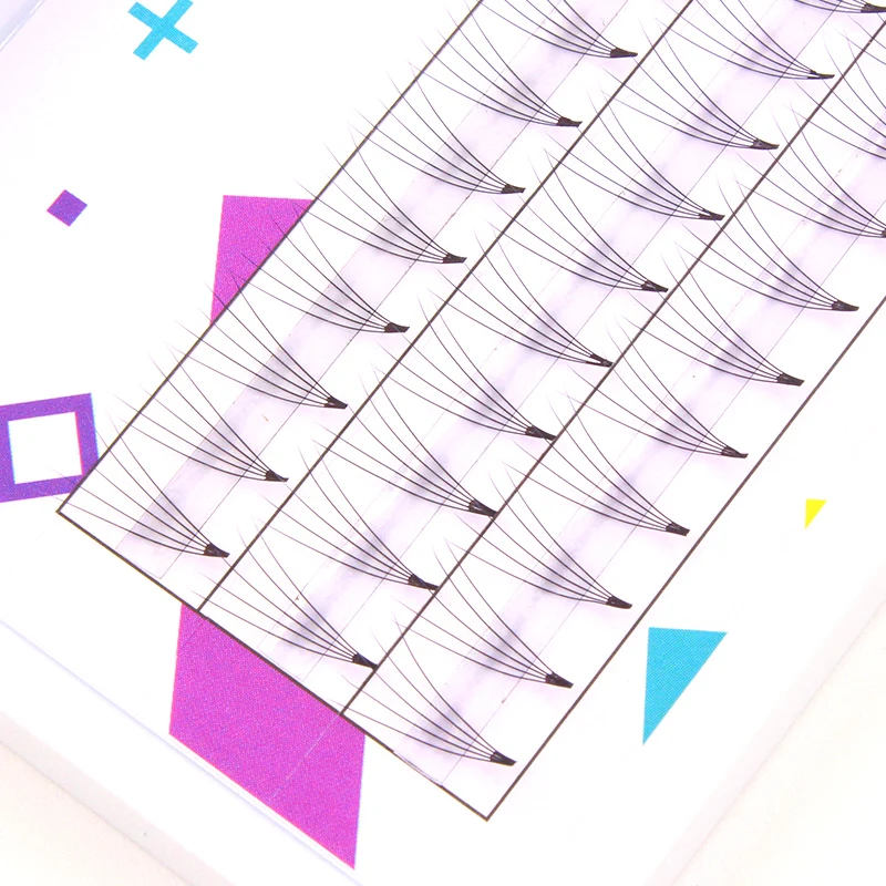 2018 Cao Cấp 5D Mở Rộng Lông Mi Chồn Knots Miễn Phí Cụm Lashes Eye Cilios Posticos Tự Nhiên Màu Đen Lông Mi Giả Công Cụ Trang Điểm