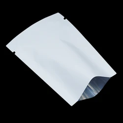 100Pcs Matte Colorful Open Top Aluminum Foil Packaging Bag Mylar Foil Snack Tea Storage Packing Bag Gifts Cookies Package Pouch