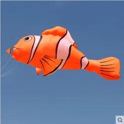 New High Quality  Nylon Cloth 2.45M  Power Fish Windsock For Pilot kites and  Outdoor Flying Kite Festival