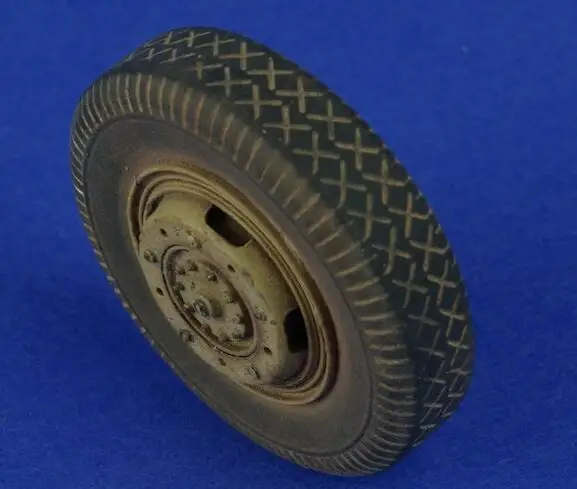 1/35 Scale Sd.Kfz. 234 Wheels w/ Brake Drums Set #2 (no tank) Military Model Resin Accessory