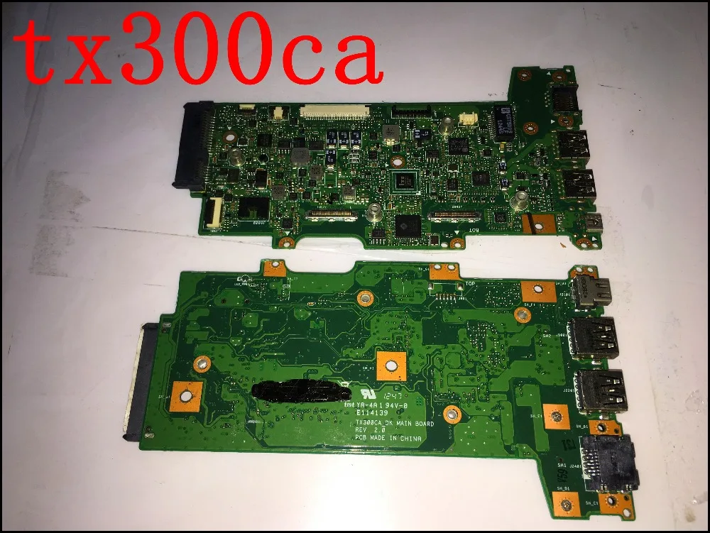 

Original new FOR ASUS TX300CA Transformer Book DK Main Board REV 2.0 USB board 60NB0070-MB2060 Full TESED OK