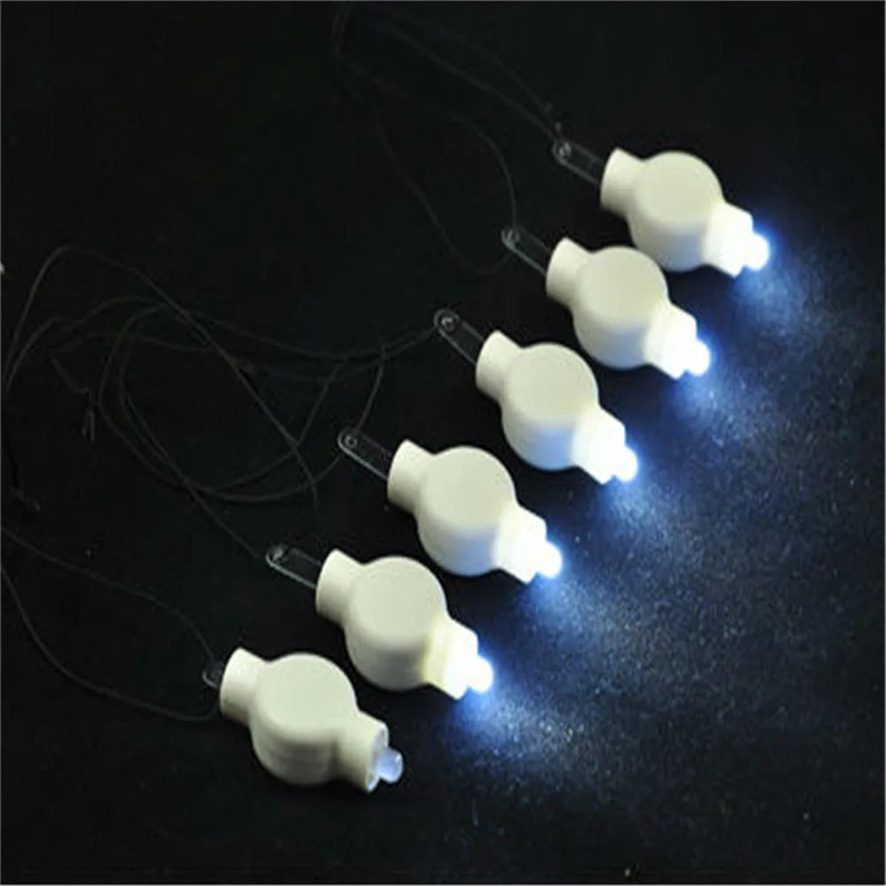 화이트 컬러 배터리 LED 꽃가루 매달린 LED 종이 랜턴, 웨딩 조명, 파티 LED 조명, 센터피스 조명, 10 개/로트