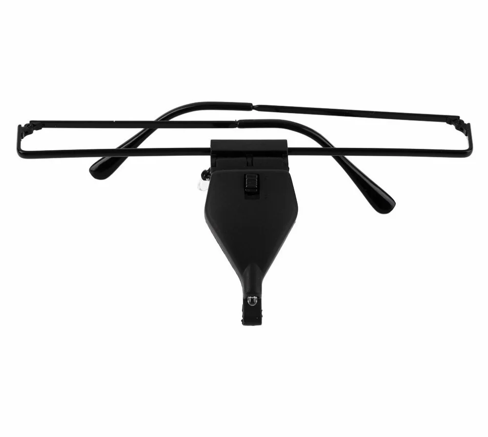 LED Light Magnifying Glasses Hands Free Magnifier Portable Tools For Reading Book Newspaper Drawing Handicraft Tailoring