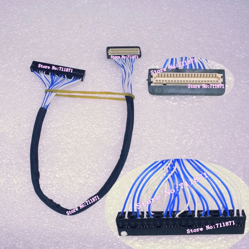 كابل شاشة TTL DF9 LVDS ، 31P 41 P ، 31 دبوس ، 41 دبوس ، DF9 ، LVDS ، TTL