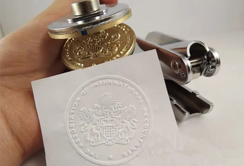 Design Your Own Embosser Stamp / Custom Embosser Seal for Personalized / customize Embossing stamp with your logo,Personalized