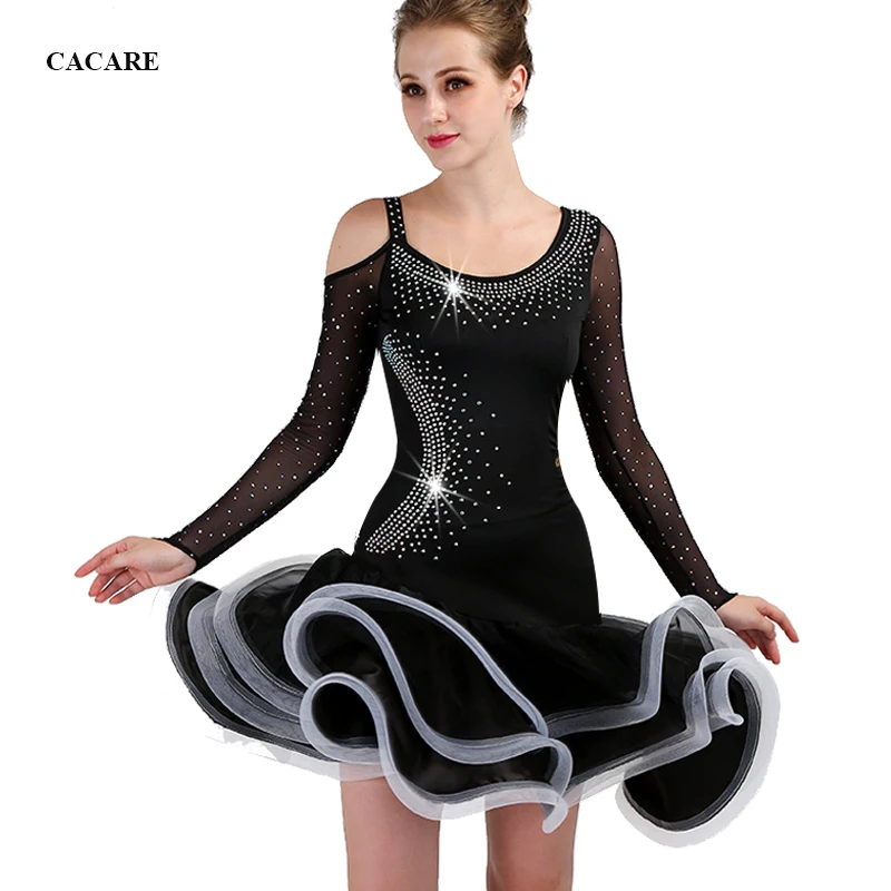 Party Dress Dance Wear Latin Dance Dress Clothing Women Suit Competition Costumes Adult Modern Dance Samba D0440 Customize