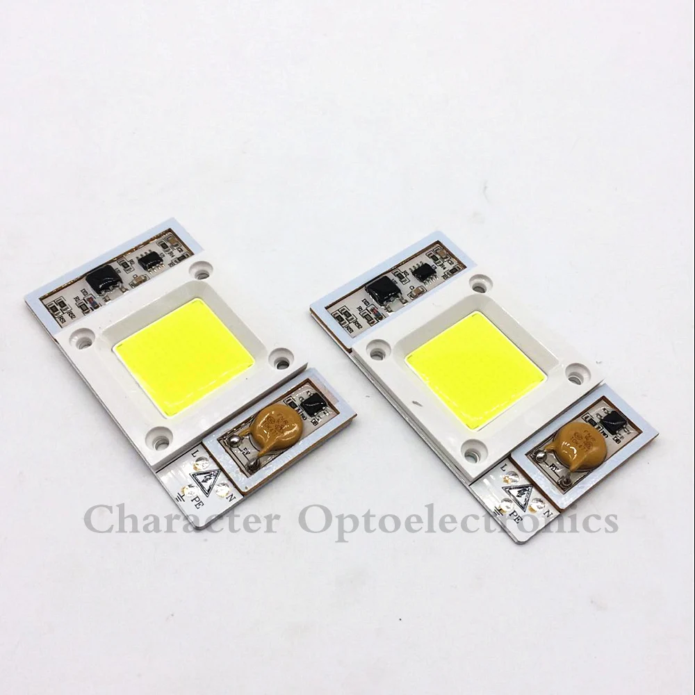 5pcs 50W 170-265V High Power Led Chip Built-in Driver White 6000k / Warm 3500k/4500K /10000K /20000K /30000K Spectrum