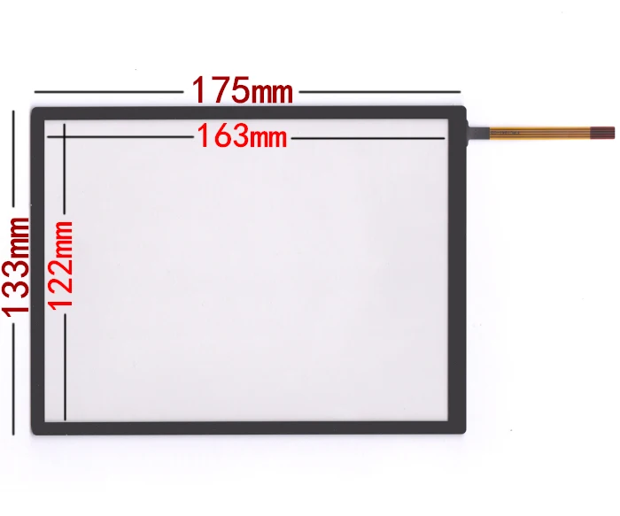 8 inch touch screen HJ080NA-04L, small 8 inches, 4:3 narrow frame, EJ080NA-04b four wire resistance screen