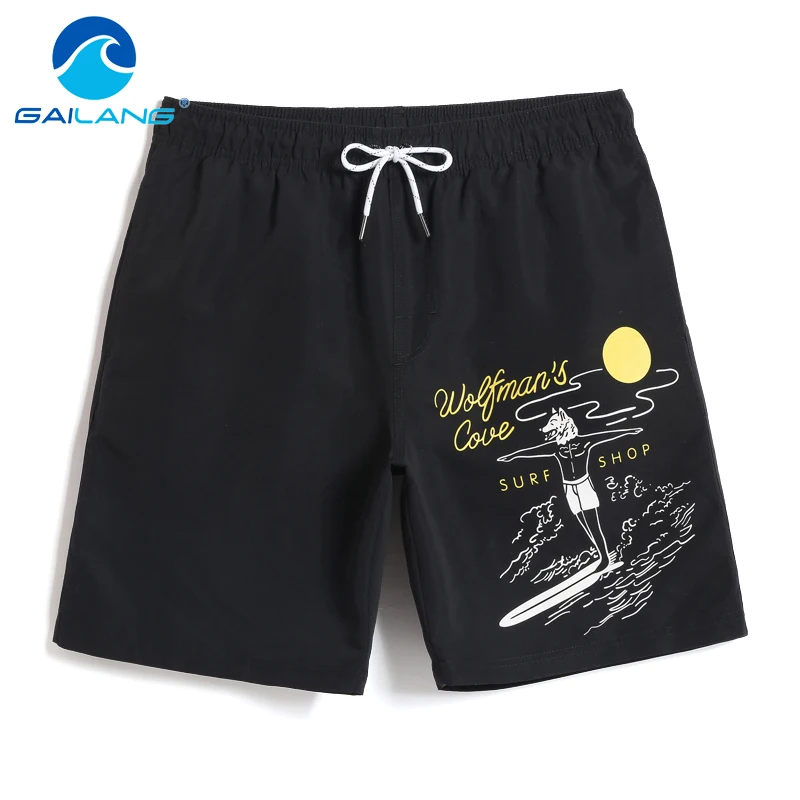 Gailang Brand Mens Board Shorts Beach Shorts Boxer Trunks Men Swimwear Swimsuits BoardShorts Summer Casual