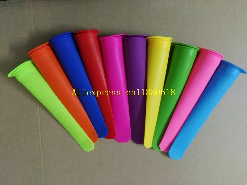 200pcs/lot 20cm Hot Silicone Popsicle Mold , Ice Molds,Ice Cube Tray, Ice Cream Tubs Tools