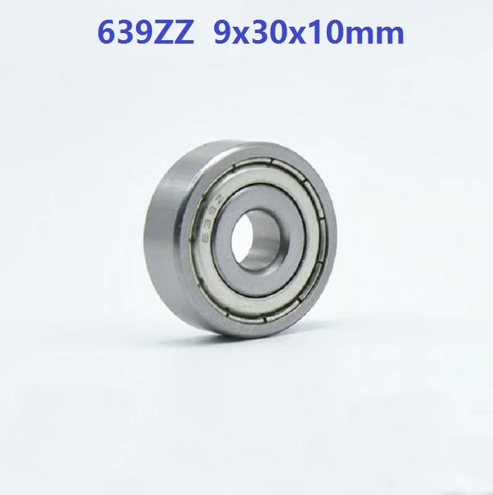 500pcs/lot 639ZZ 639-ZZ 639 ZZ 9*30*10mm 639Z Deep Groove Ball bearing Mini Miniature Ball Bearings 9x30x10mm