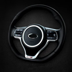 ABS Car Steering Wheel Circle Trim Cover Sticker Interior Mouldings For Kia Sportage 4 QL 2016 2017 2018 2019 2020 Accessories