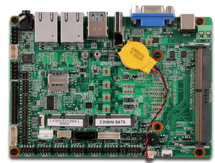 

New Original Fanless Processor Pentium 3855U CPU 3.5" IPC SBC Embedded Motherboard Mainboard with 6*COM 2*Giga NTWRK 10*USB