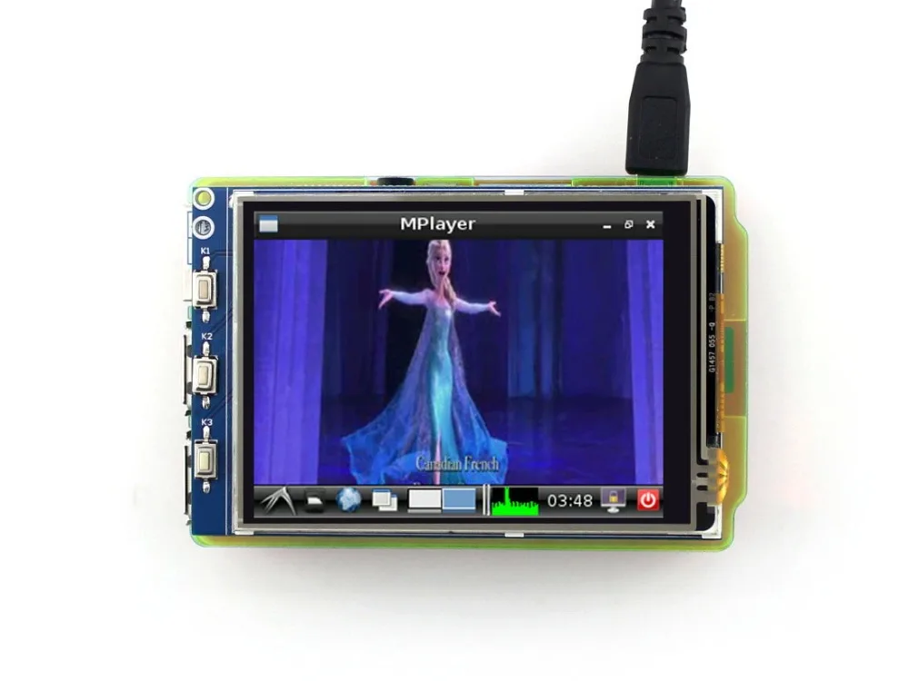 

3.2 inch Resistive Touch Screen,320x240 resolution,TFT LCD,3.2inch RPi LCD (B), Designed for Raspberry Pi