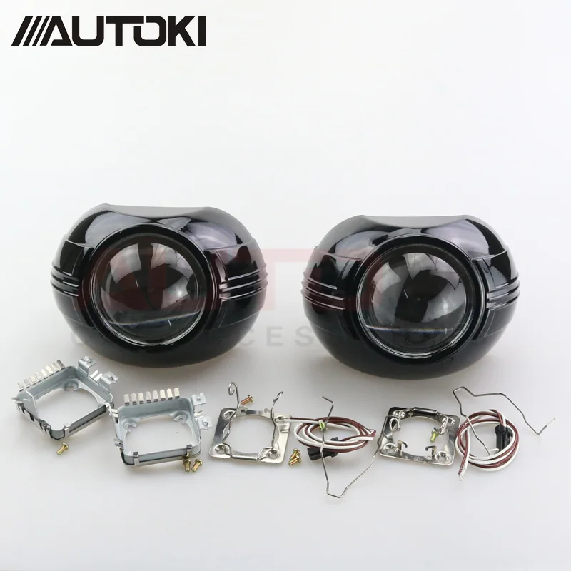 Free Shipping Autoki 3.0'' Car Headlight Lens Projector Koito Q5 Bi-xenon+S-Max Shrouds Use D1S D2H D2S D3S D4S HID Lights For A