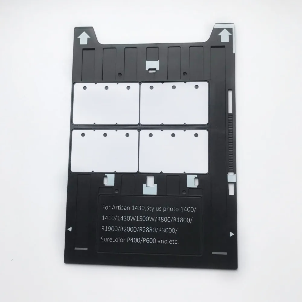 

1pc ID card tray to print inkjet pvc card by Epson R1800,R1900,R2000,R2000s,R2400,R2880 inkjet printers+50pcs 3up cambo key card