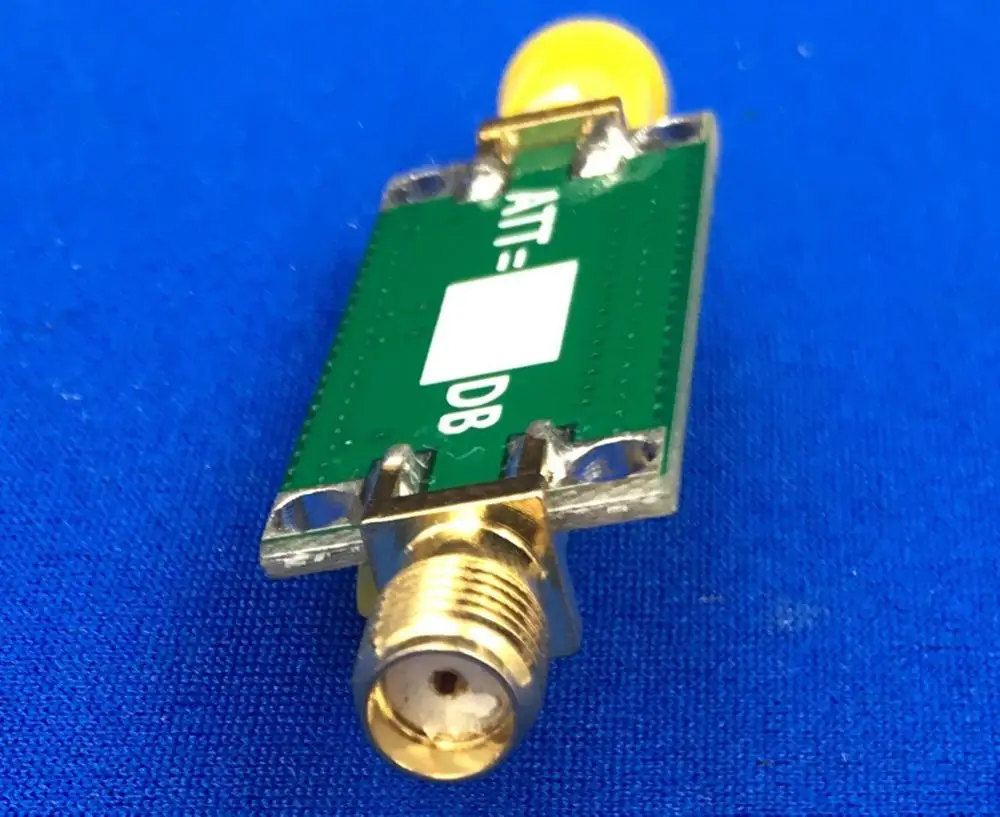 1dB, 2dB, 5dB, 6db 10dB, 20dB, 30dB 40DB fixed gain attenuator 0-3GHZ RF attenuator SMA Female to female