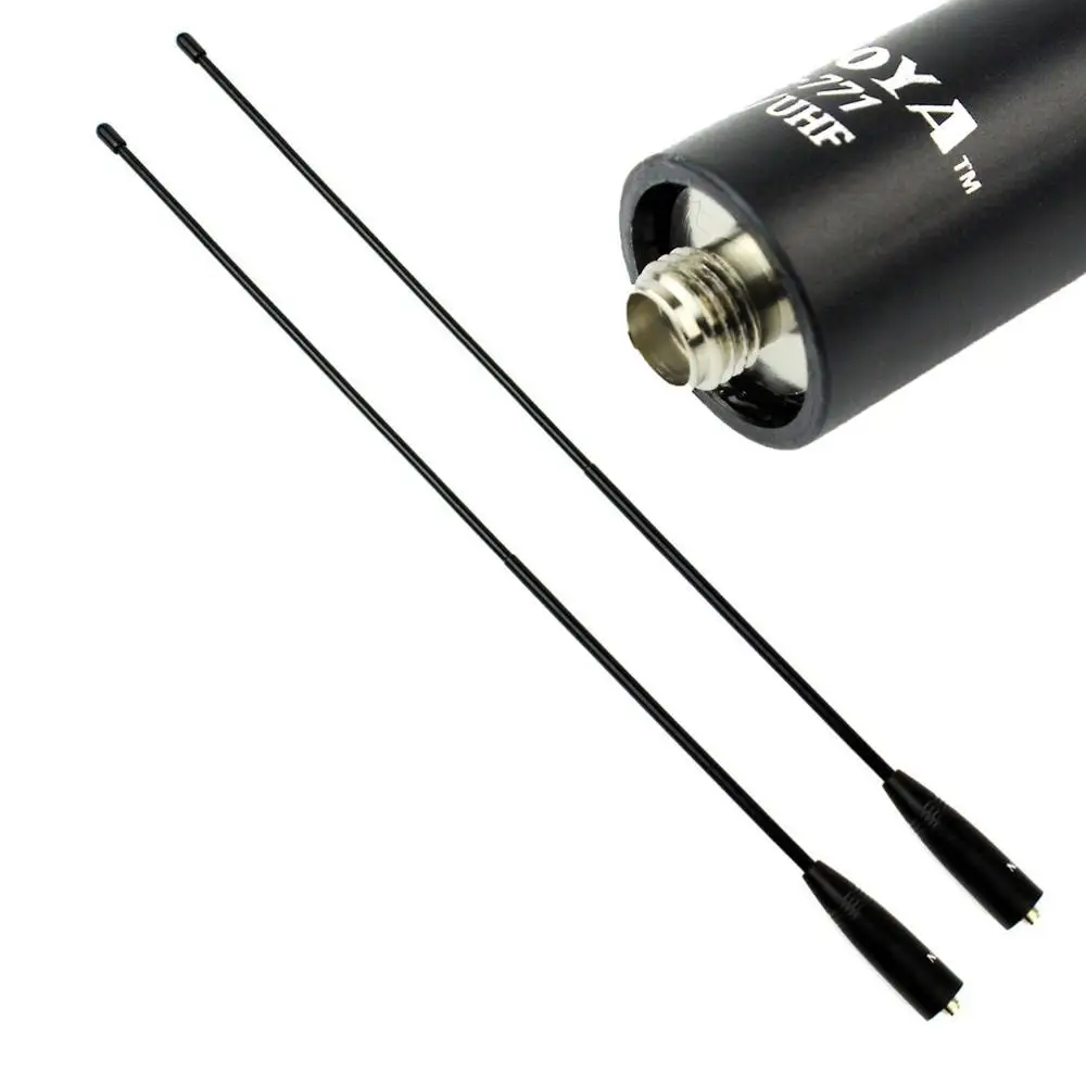 

2PCS NA-771 144/430MHz SMA-F Telescopic Antenna for Radio Kenwood BAOFENG 888S