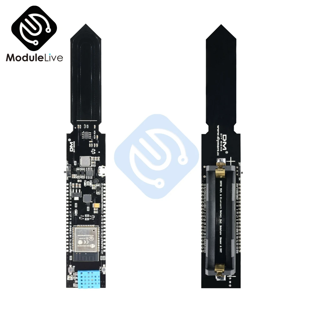 ESP32 CP2104 DHT11 WiFi Bluetooth Soil Temperature Humidity Sensor Module For Arduino For Nodumcu 4PIN 4P 18650 Battery Shield