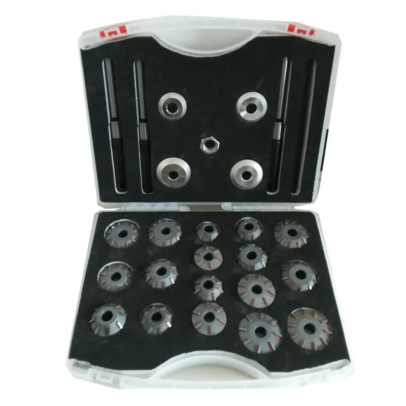 Dia.40-54mm Export Quality Valve Seat Reamer Cutters Upgrade Set For Freight Car  Motor Repair Tools  26PC/Set