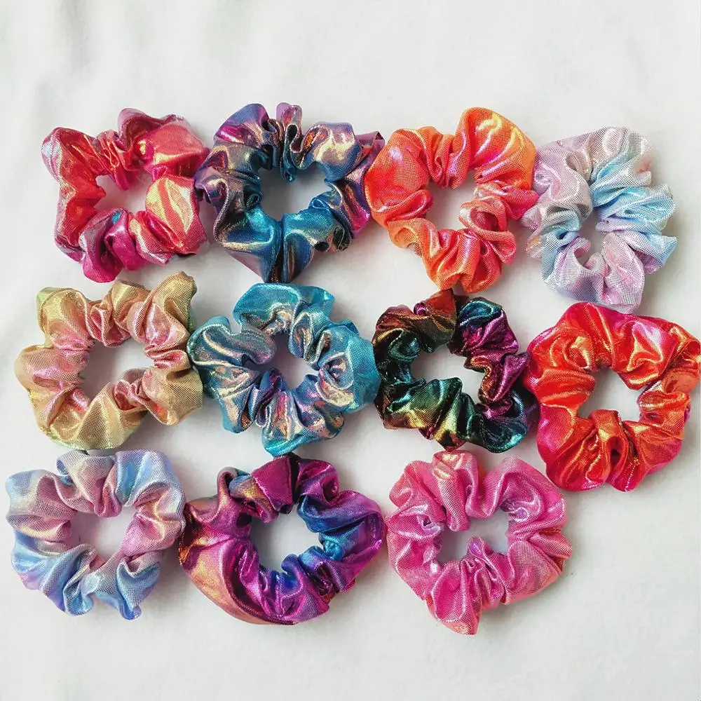 Novelty Hair Scrunchies Stretchy Headband Women Scrunchie Elastic Hair Bands Girls Hair Ties Colorful Hair Accessories 10 Colors