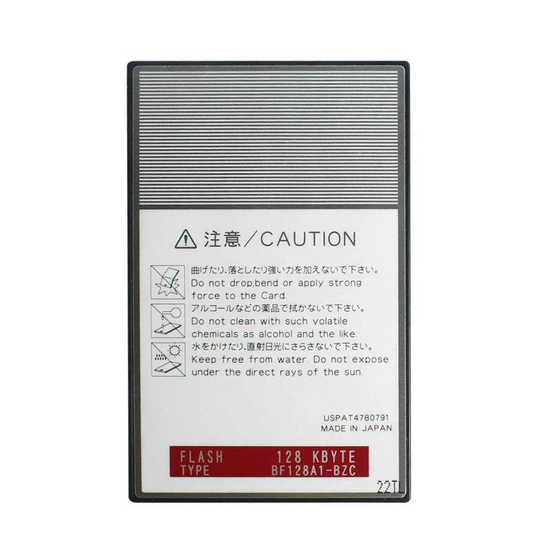 128 KBYTE Flash Memory Card 128KB PCMCIA PC Card Memory Card 38PINS BF128A1-BZC