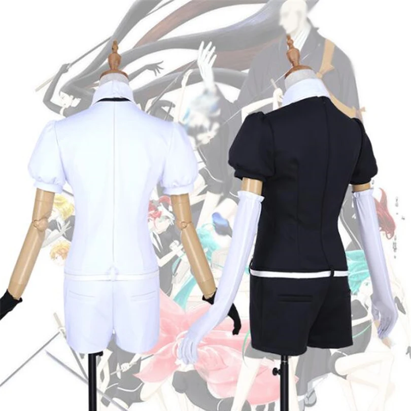 Houseki no Kuni-Disfraz de Cosplay para hombre y mujer, traje de Cosplay con peluca, corbata, mono, cinturón de uniforme