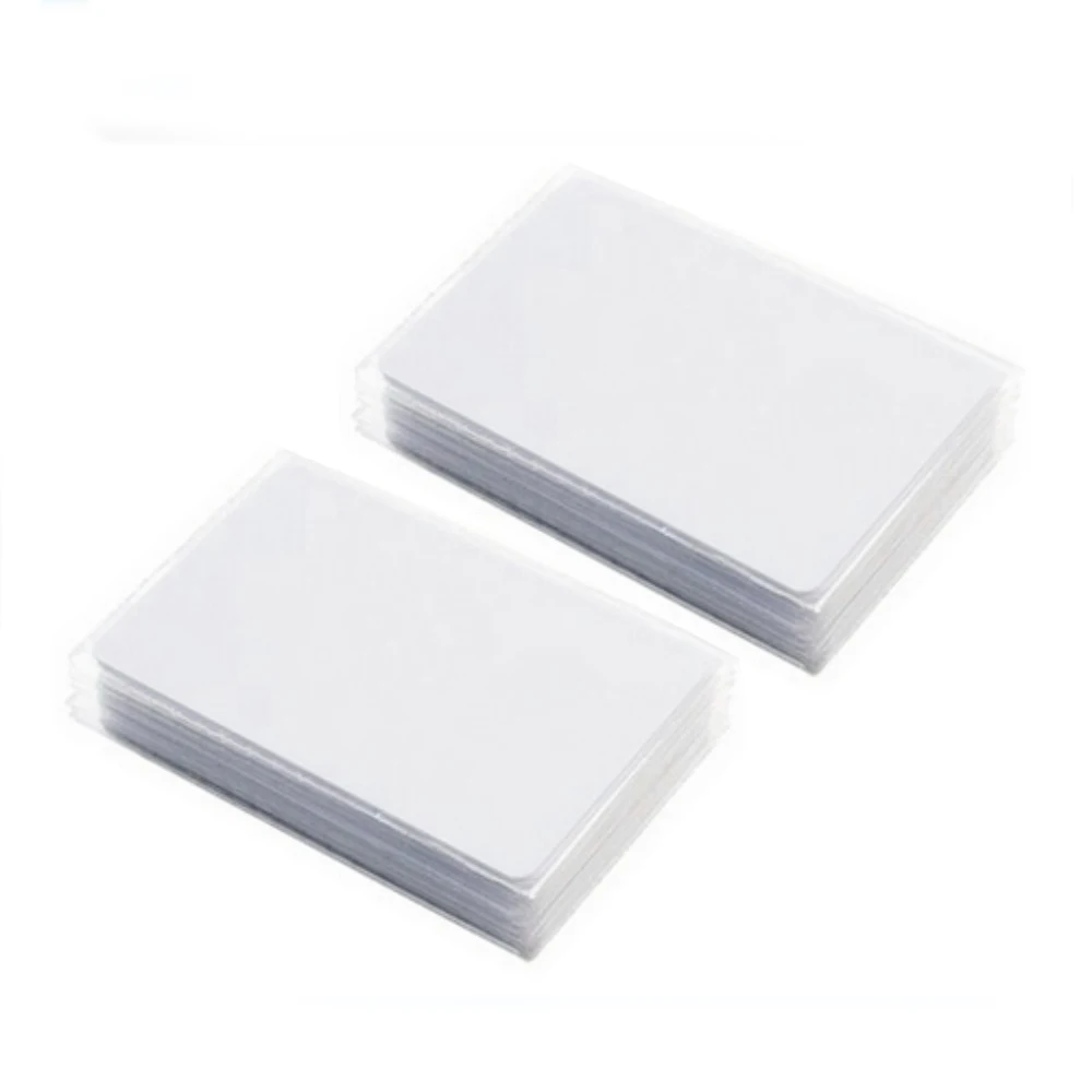 (100PCS/lot)frequecny 125KHZ T5557 card  / T5567 / T5577 Blank Chip Smart Hotel Card /white