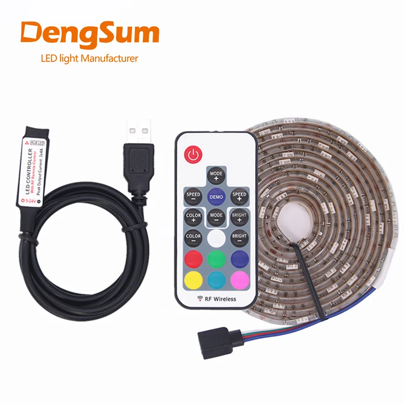 dengsum usb lampada led strip 2835smd dc5v luz flexivel fita fita 1m 2m 3m 4m 5m hdtv tv desktop tela iluminacao vies 01