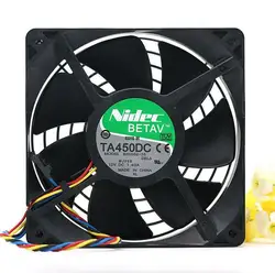 NIDEC 12CM B35502-35 1.40A 12038 12V 120*120*38mm four wire fan PWM speed regulation durable