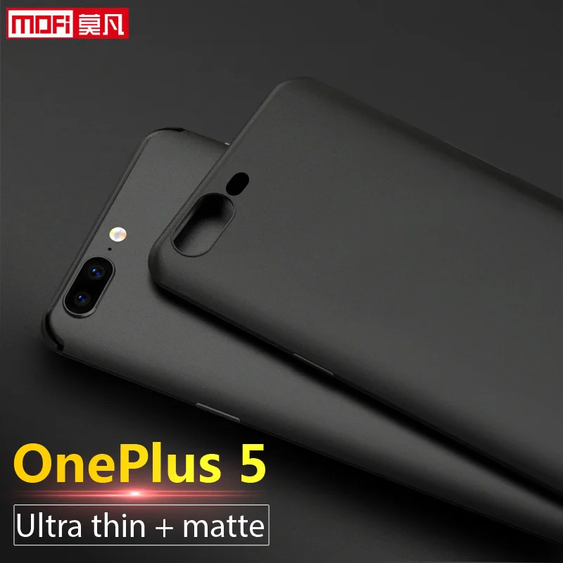 matte case for oneplus 5 case OnePlus 5 cover silicone frosted Mofi ultra thin One Plus A5000 capas tpu soft back coque OnePlus5