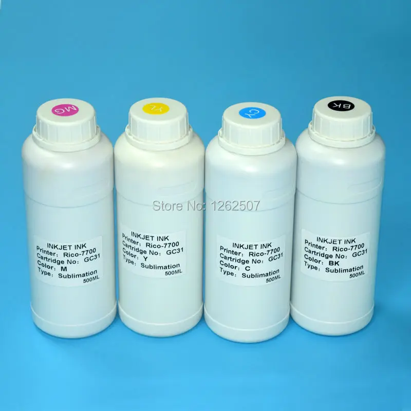 

GC31 GC 31 GC41 Dye Sublimation Ink For Ricoh GXe3300 GXe2600 GXe3300 GXe3350 GXe5500 GXe7700 SG3110 SG2100 SG7100 2010 Printers