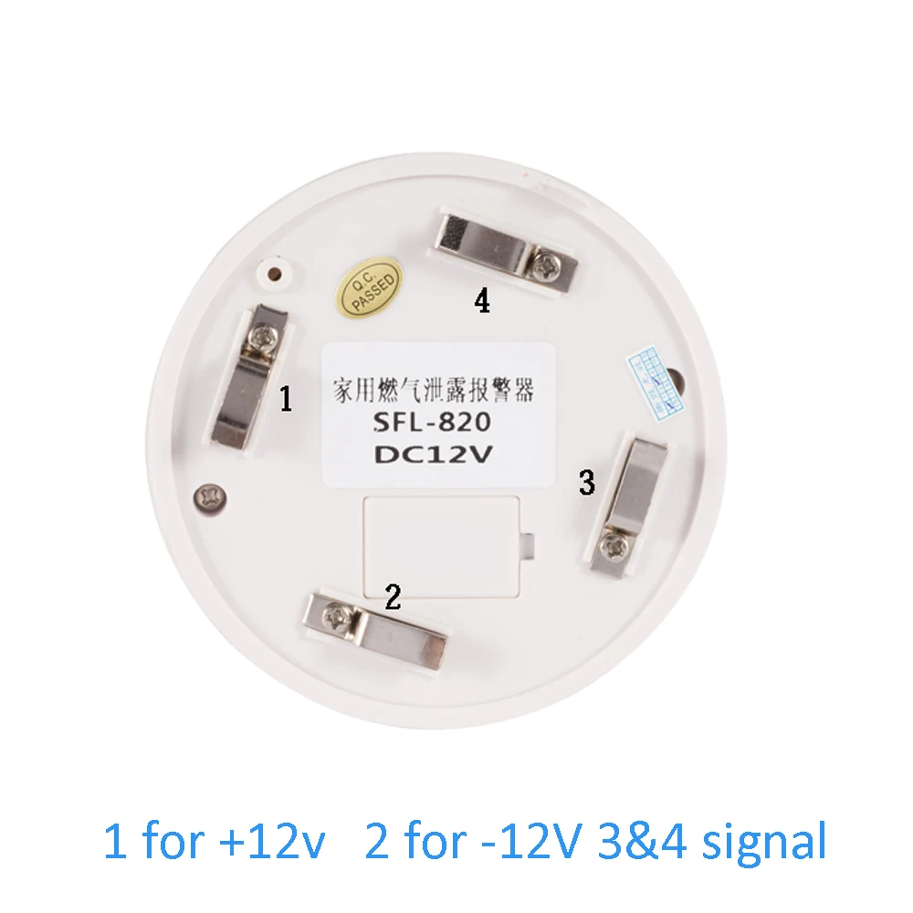 (1 PCS)9-15VDC NC Relay Signal Output Home Security Control Ceiling Coal Gas Natural Gas Alarm Sensor LPG Leak Detector